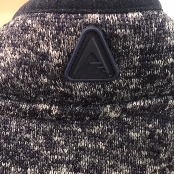 Antigua Fortune Quarter Zip Pullover Womens Size M Navy Heather Sweater - Picture 5 of 9